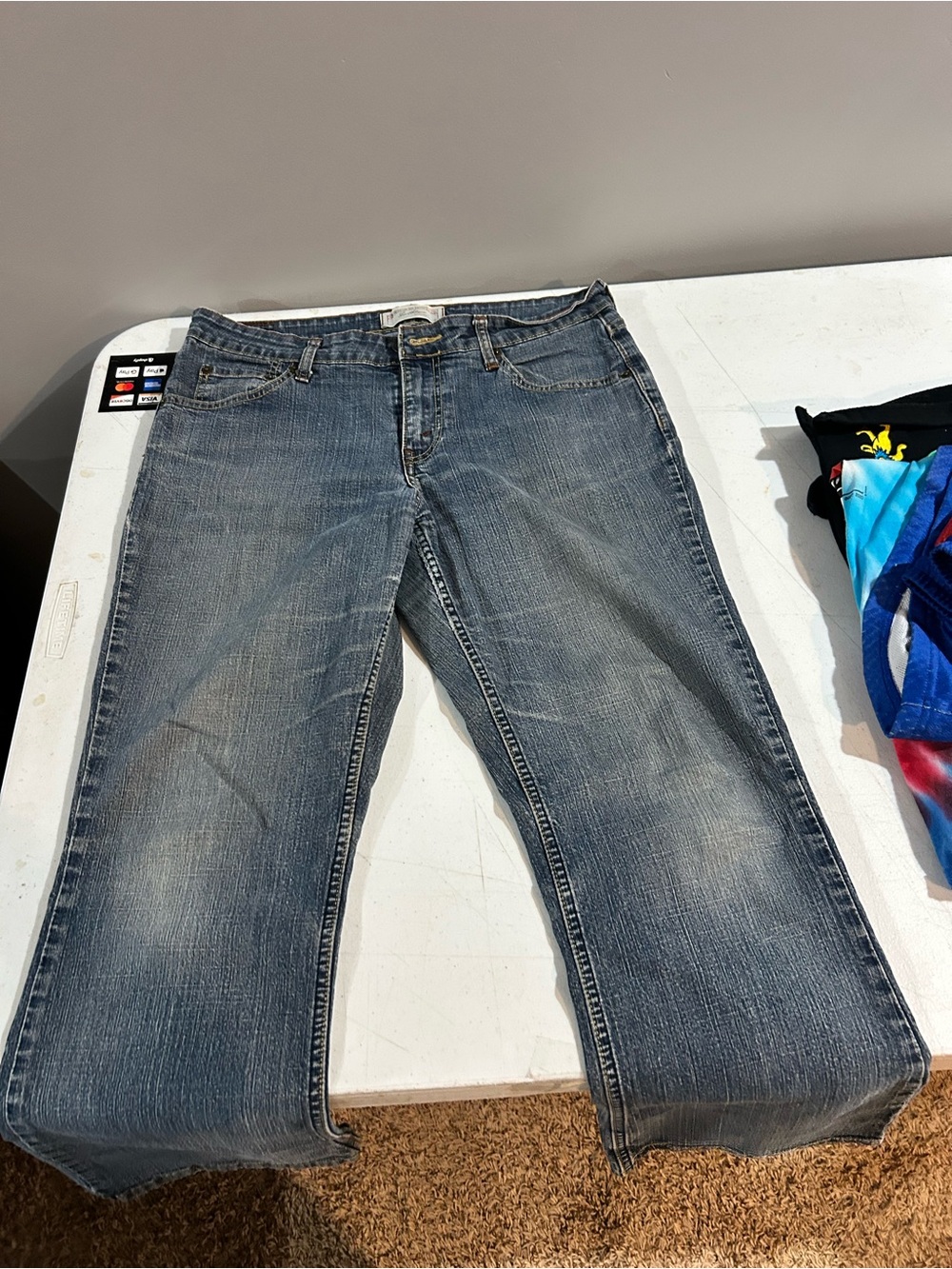 Levi's woman’s Faded Blue Relaxed Jeans